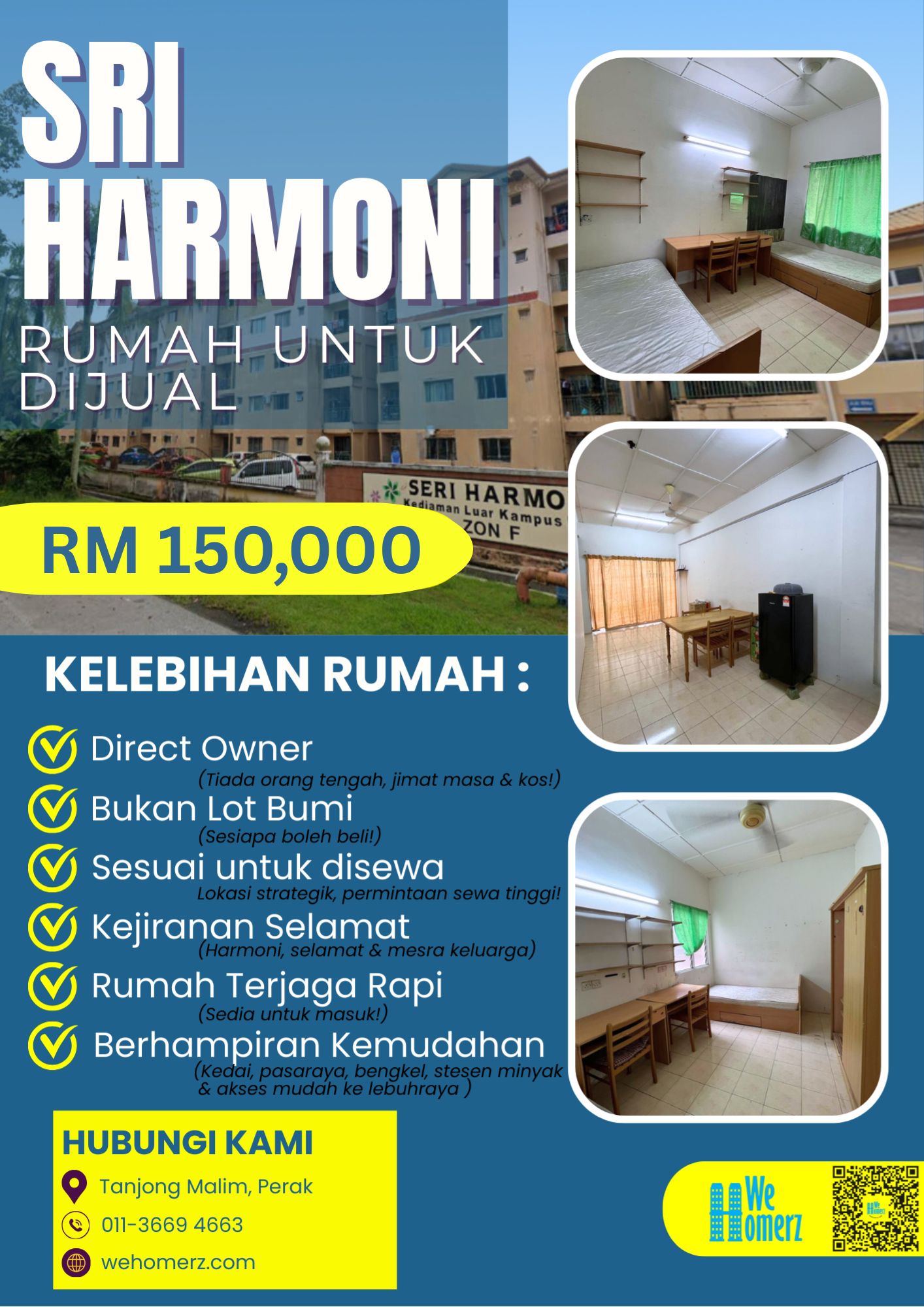 APARTMENT HARMONI-Apartment Harmoni, Tanjung Malim